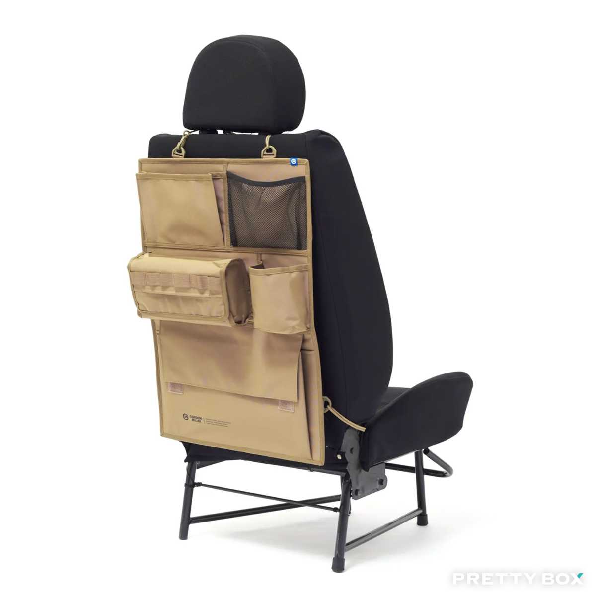 Preorder GORDON MILLER CORDURA Seat Back Pocket - Coyote - Pretty Box