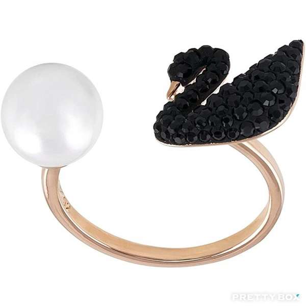 施華洛世奇 SWAROVSKI ICONIC SWAN OPEN RING 5296471