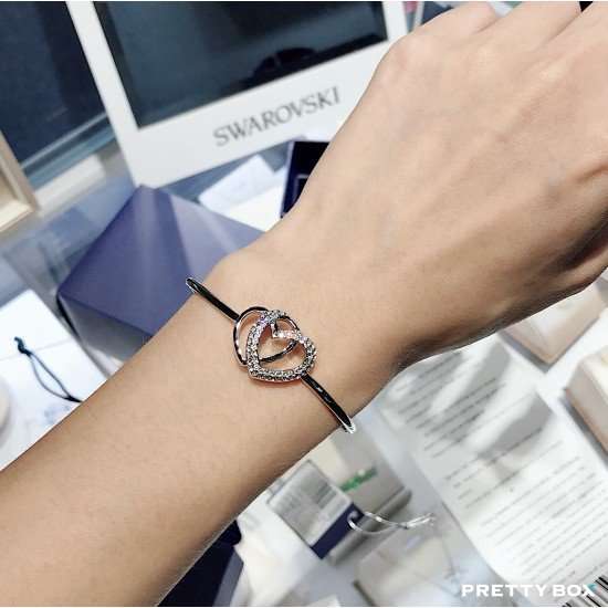 施華洛世奇 SWAROVSKI Dear Bangle – White #5345478