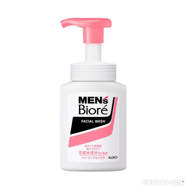 KAO Biore Men's Double Moist Up Instant Foaming Wash 150ml