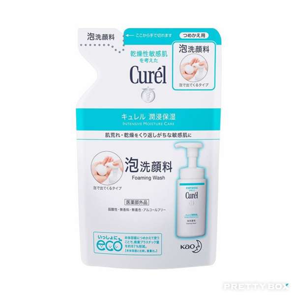 Curél Intensive Moisture Care Foaming Facial Wash (Refill) 130ml