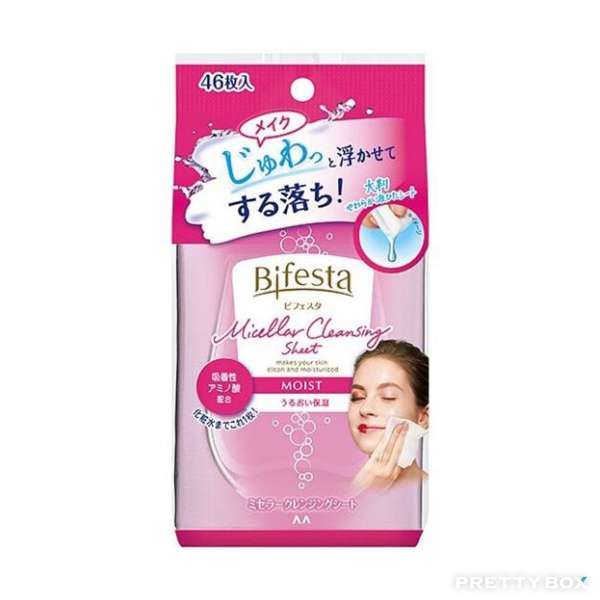 Bifesta Micellar Cleansing Sheet (Moist) 46pcs