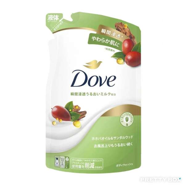 Dove Moisturizing Body Soap 330g Refill (Jojoba Oil & Sandalwood)