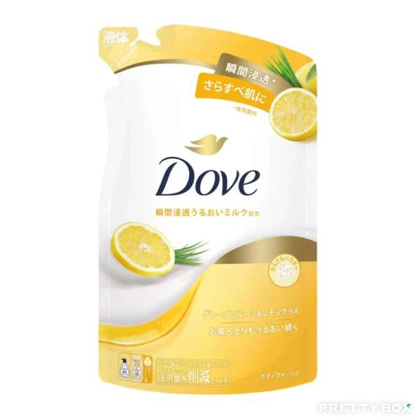 Dove Deep Moisturizing Shower Gel Refill 330g (Grapefruit & Lemongrass)