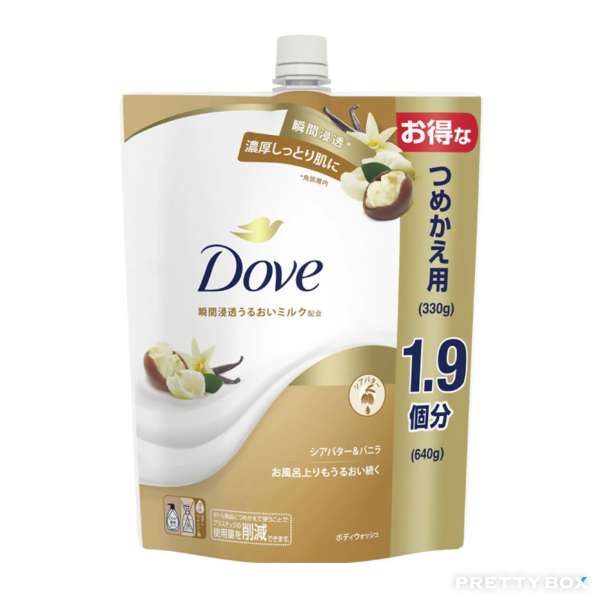 Dove Moisturizing Body Wash Refill 640g (Shea Butter & Vanilla)