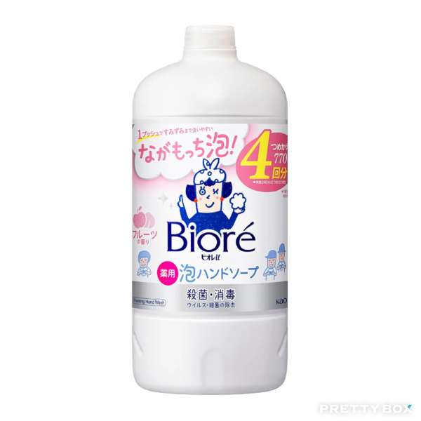 KAO BioreU Foaming Hand Wash 770ml Fruit Fragrance Refill