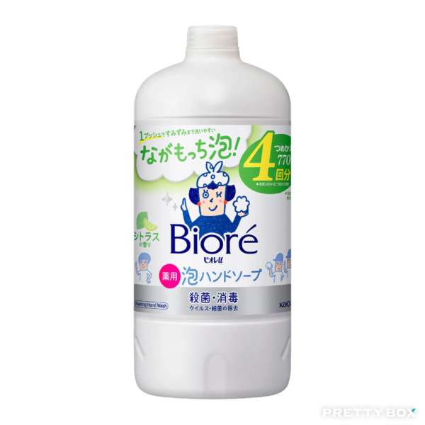 KAO BioreU Foaming Hand Wash 770ml Citrus Fragrance Refill