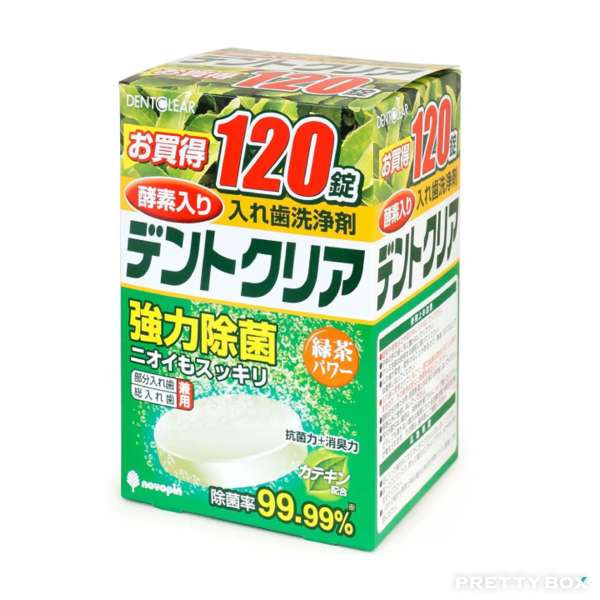 KOKUBO Dent Clear 2.8g x 120 tables (Green Tea)