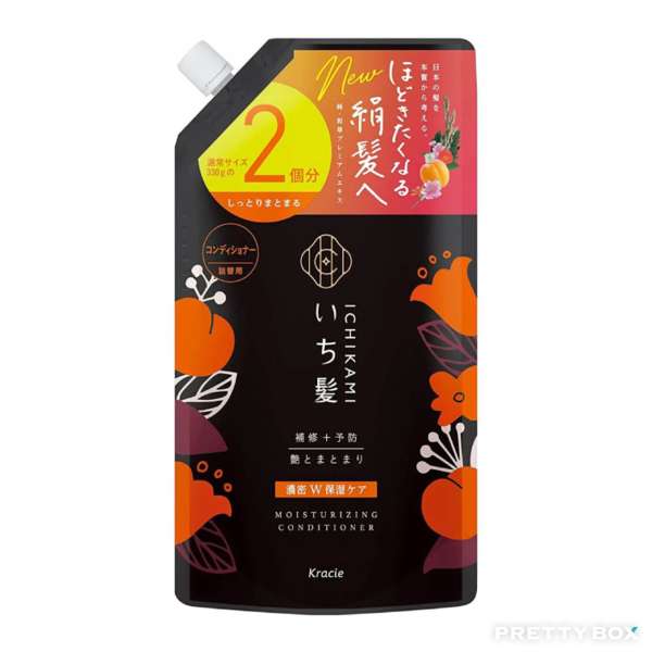 Kracie ICHIKAMI Thick Moisturizing Conditioner 660ml Refill