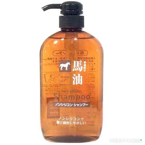 Kumano Horse Oil Shampoo (non silicon) 600ml