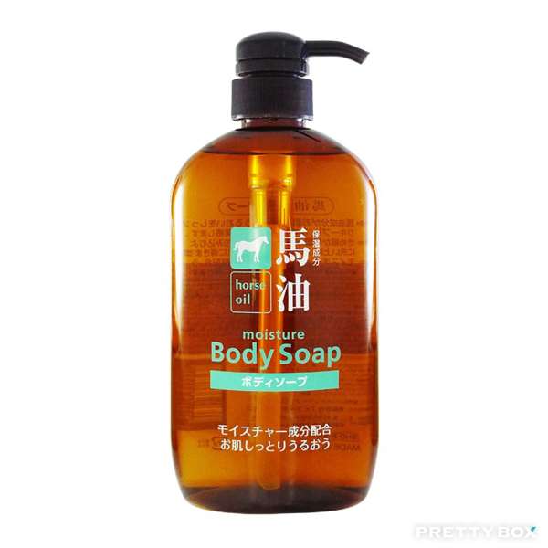 Kumano Horse Oil Moisture Body Soap 600ml