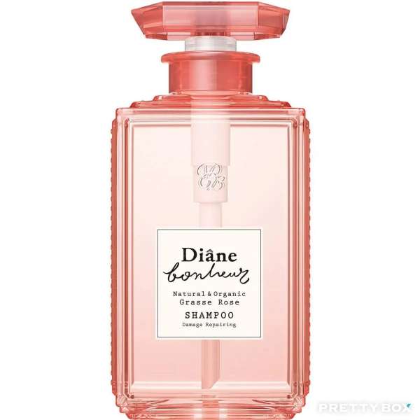 Moist Diane Bonheur Damage Repairing Shampoo (Grasse Rose) 500ml