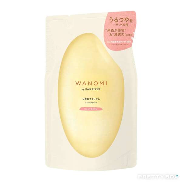 P&G Hair Recipe WANOMI URUTSUYA Shampoo Refill 300ml Fresh Berry