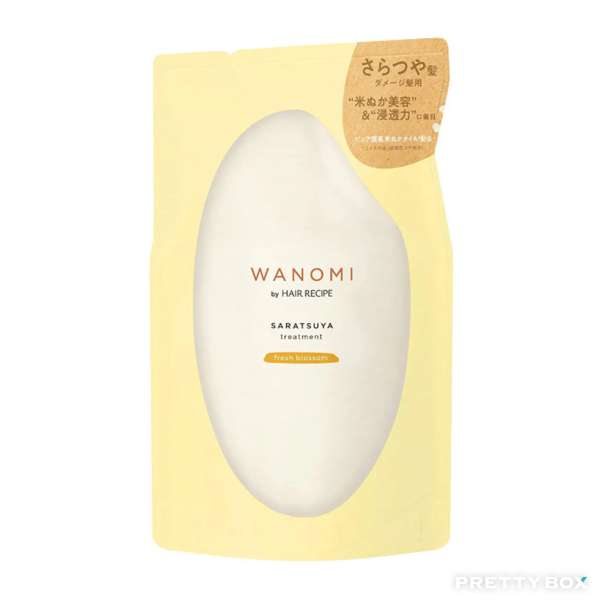 P&G Hair Recipe WANOMI SARATSUYA Treatment Refill 300ml Fresh Blossom