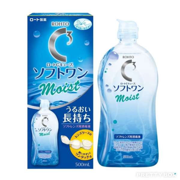 Rohto C3 Contact Lenses Multi-purpose Solution - Moist 500ml