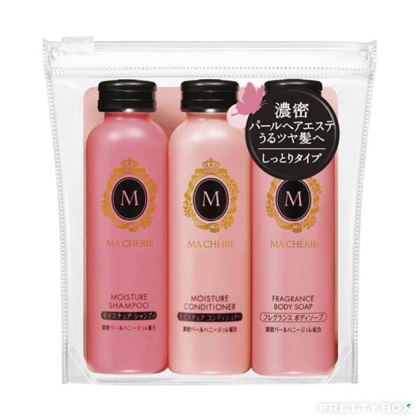 Shiseido Macherie Travel Set - 48340(Shampoo 50ml+ Conditioner 50ml+ Body Soap50ml)