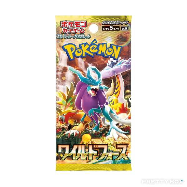 POKEMON 寶可夢卡牌 SV5K 狂野之力 - 1包 (日版)