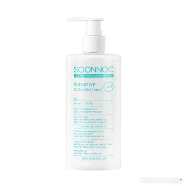 SOONNOC Sensitive Cleansing Milk 200ml