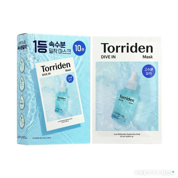 Torriden DIVE-IN Low Molecule Hyaluronic Acid Mask 10pcs