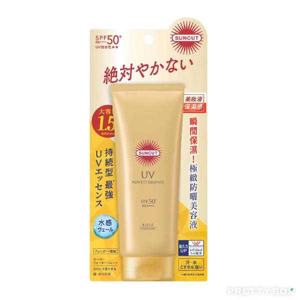 KOSE SUNCUT High-Efficiency Sunscreen Essence Lotion (Super Waterproof) SPF50+ PA++++ 120g