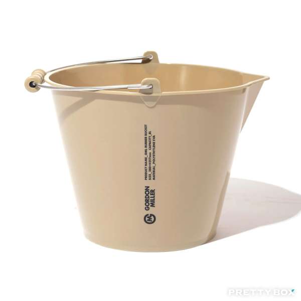 GORDON MILLER Rubber Bucket 8L 橡膠水桶 - 沙色