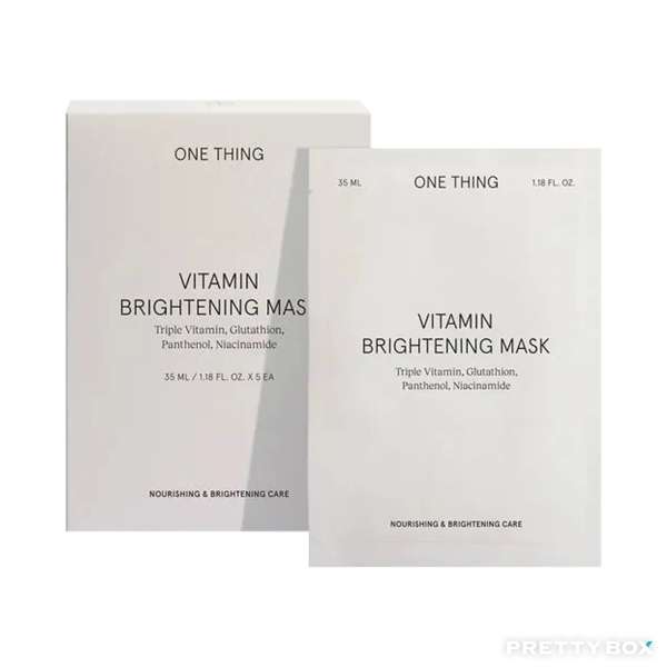 ONE THING Vitamin Brightening Mask 35ml x 5pcs