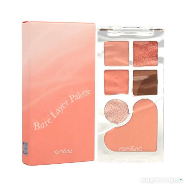 Rom&nd Bare Layer Palette #01 Apricot Mood 14g