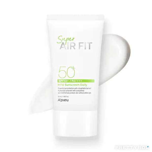 A'PIEU Super Air Fit Mild Sunscreen Daily SPF50+ PA++++ 50ml