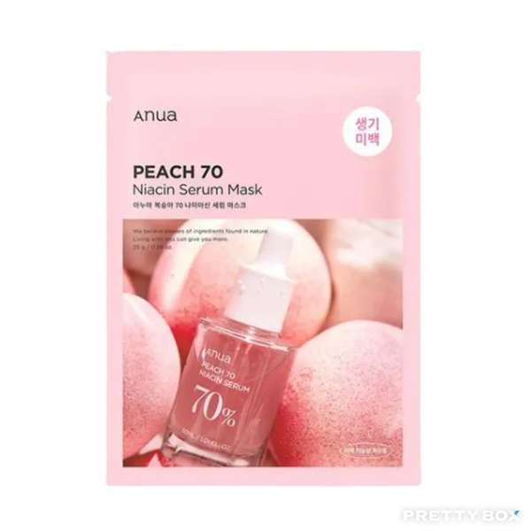 Anua 桃子70%美白精華面膜 25ml x 10pcs