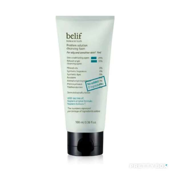 Belif 綠色純素力量抗痘洗面乳 100ml