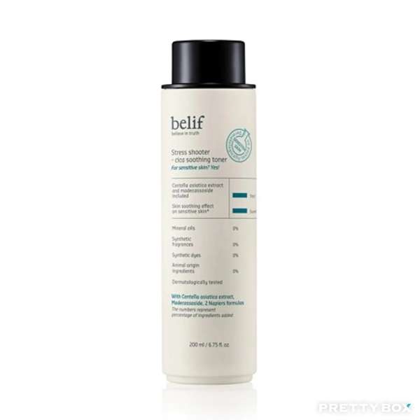 Belif Stress Shooter - Cica Soothing Toner 200ml