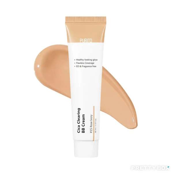 Purito SEOUL Cica Clearing BB Cream (#15 Rose Ivory) 30ml