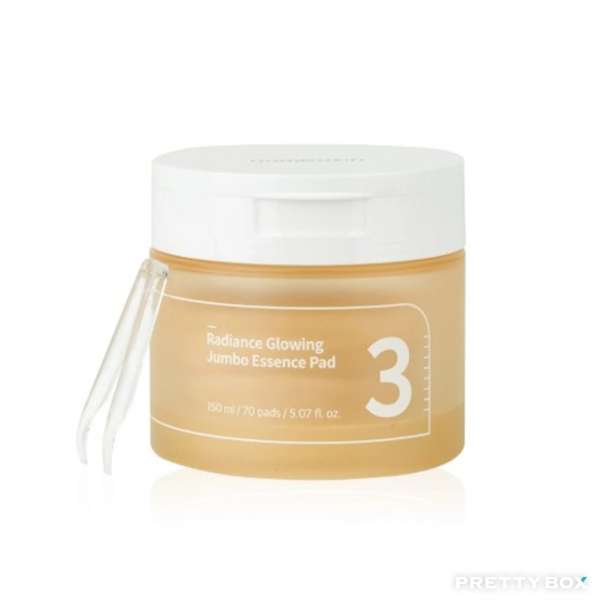 numbuzin No.3 Radiance Glowing Jumbo Essence Pad 150ml/70pcs