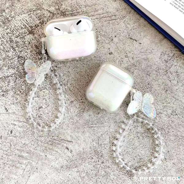 Butterfly Crystal Strap AirPods Case - AirPods1/2