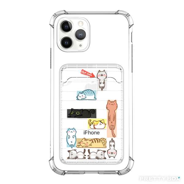 Cat Card Holder Phone Case - iPhone16 Pro