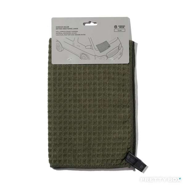 GORDON MILLER Thick Grid Microfiber Cloth 厚格紋纖維布 L