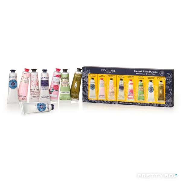 L'occitane Travel Fantastic 8 hands Cream Set 