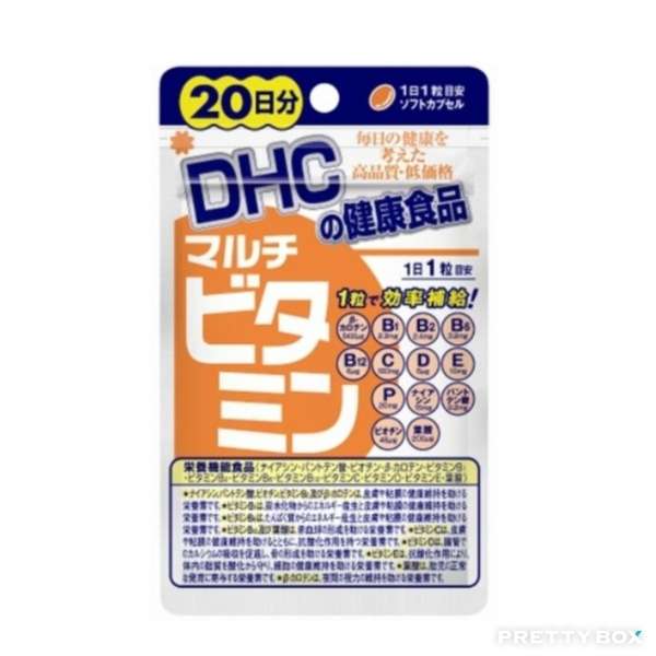 DHC 綜合維他命 (包含12 種不同維生素 + 維生素 p) 20粒 20日份 (4511413404041)