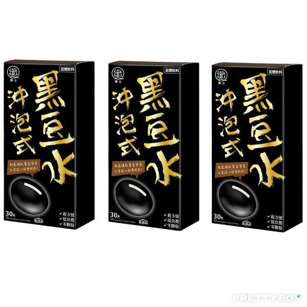 易珈生技 E-JOY 纖Q 好手藝沖泡式黑豆水 (30包入) 3件裝